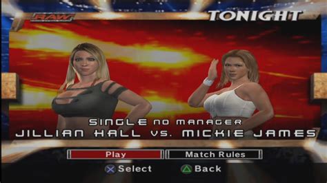 Wwe Smackdown Vs Raw Jillian Hall Vs Mickie James Youtube