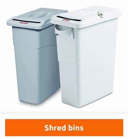 Shred Bins, Carts & Consoles | Storage for Sensitive Papers 2022