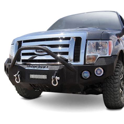 Iron Bull Bumpers® Ford F 150 1997 Full Width Black Front Hd Bumper With Pre Runner Guard