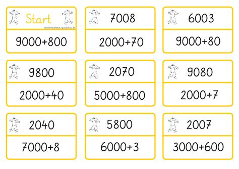 Zahlenlesespiel stellengerecht addieren pdf Lernstübchen