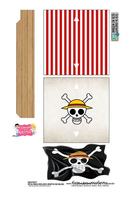 Barco One Piece Fazendo A Nossa Festa Como Fazer Caixa De Papel