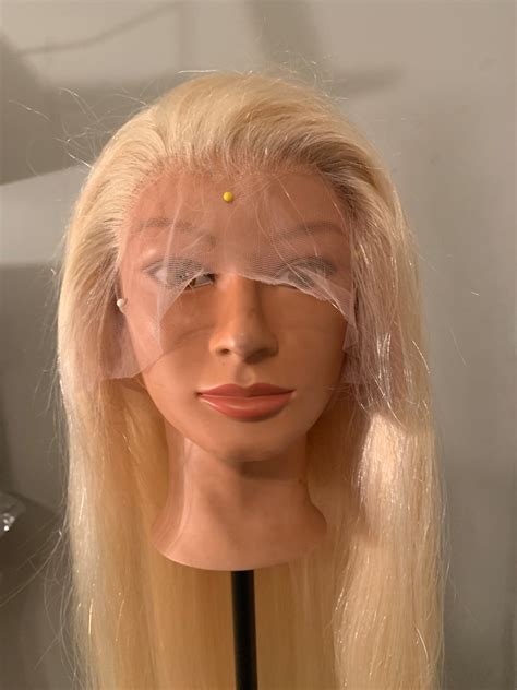 Platinum Blonde Full Lace Wig 613 Color Wig Luxury Wig Etsy