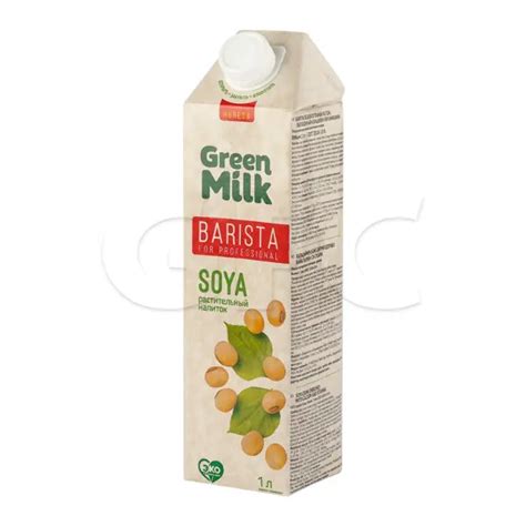 Молоко растительное соевое Soya Professional Green Milk 1л, 12шт/кор ...