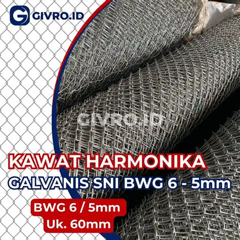 Kawat Harmonika Galvanis Sni Bwg Mm Uk Mm Pt Givro Multi