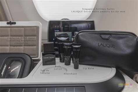 The Singapore Airlines Lalique First Class Amenity Kits 2017