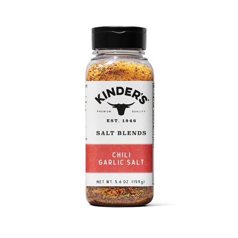 Kinders Salt Blends Chili Garlic Salt Seasoning 56 Oz