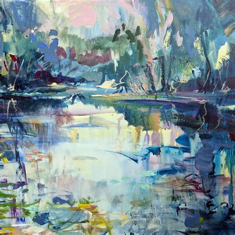 At The Pond Pintura Por Irina Laube Artmajeur