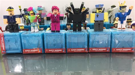 Unboxing Roblox Toys And Giving You The Virtual Item Codes Series 3