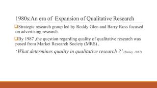era  qualitative research pptx