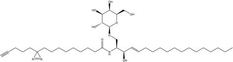 3H Diazirine 3 nonanamide N 1S 2R 3E 1 β D galactopyranosyloxy