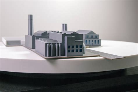 3D Printed Factory scale Model | Architectural Scale Models