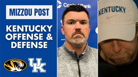 Kentuckys Offense And Defense Discuss Loss To Missouri Youtube