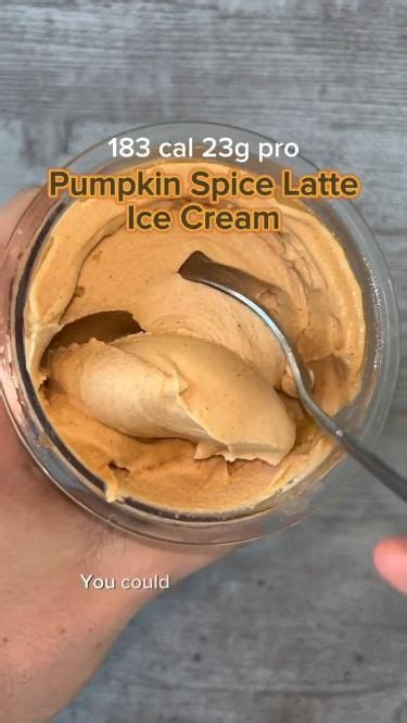 Pumpkin Spice Latte Protein Ice Cream Recipe Artofit