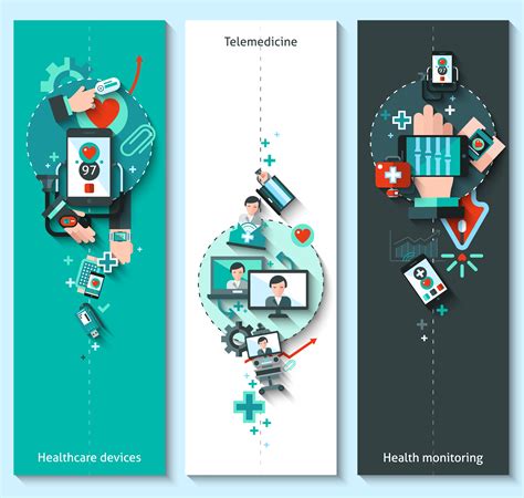 Digital Medicine Banners Vertical 462571 Vector Art At Vecteezy