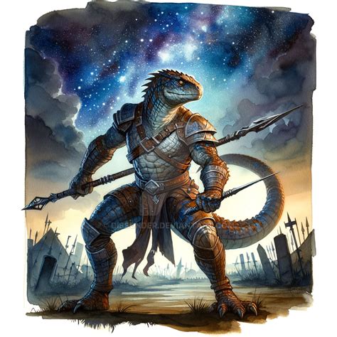 Lizardfolk Warrior Male Character Art 7 By Dissunder On Deviantart