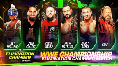 Como Hacer Un Match Card De Wwe Elimination Chamber 2022 Wwe