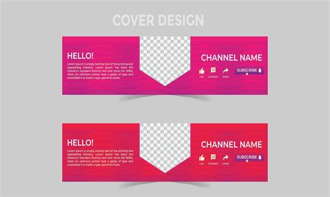 Abstract youtube cover design template 28294589 Vector Art at Vecteezy