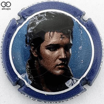 Capsule A F Elvis Presley Contour Bleu Fonc Champagne Delabruy Re