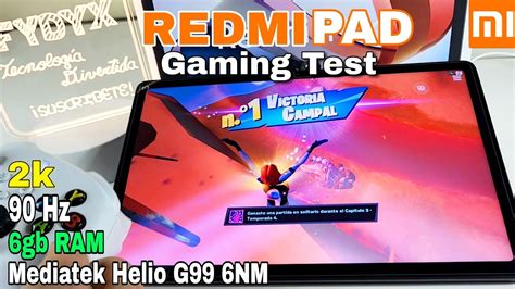 Redmi Pad Gaming Test Gb Ram Mediatek Helio G