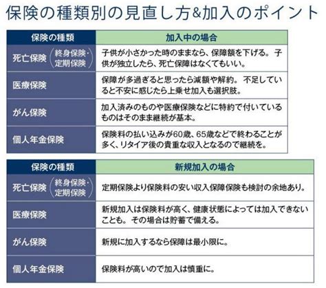 生命保険の見直し まずは加入状況の把握から 入りっぱなし保険の正しい見直し方1 日本経済新聞