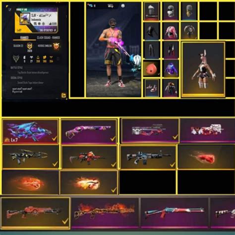 Jual Akun Free Fire Sultan Gg Ful Max A F On Data Aman