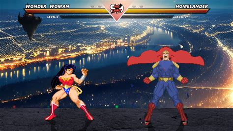 Wonder Woman Vs Homelander Amazing Epic Fight Battle Youtube