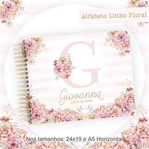 Combo Alfabeto Floral Arquivo Digital Elo Produtos Especiais