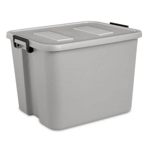 Sterilite 30 Gallon Tote Box Plastic Gray