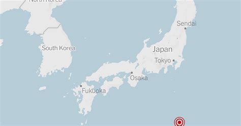 Earthquake Off Japan Coast Triggers Tsunami Advisory The New York Times