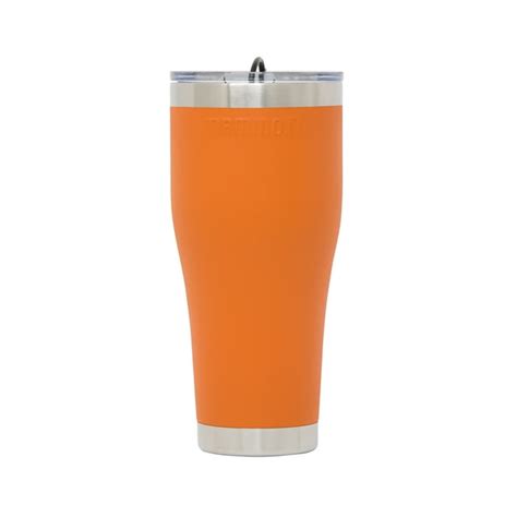 Mammoth 30 Ounce Stainless Steel Insulated Tumbler With Lid Burnt Orange