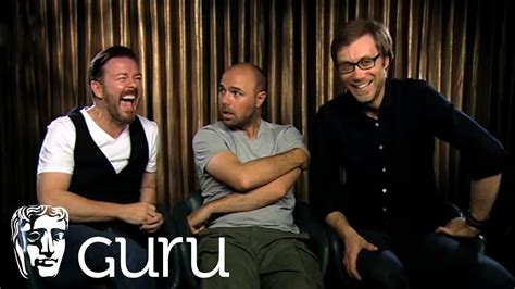 Ricky Gervais Karl Pilkington Stephen Merchant