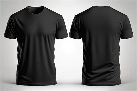 Camisetas Pretas Masculinas Realistas Espa O Para C Pia Vista