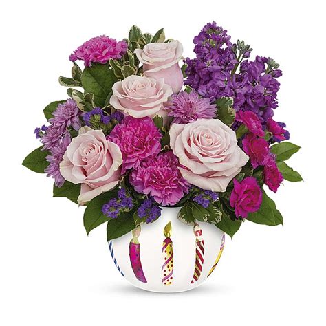 Buy Birthday Greetings Bouquet Flowers Online at Discounted Prices