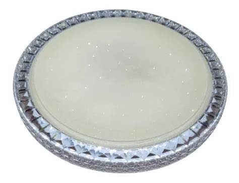 Lustre Plafon Sagitta Redondo Efeito Estrelado 24w Led Parcelamento