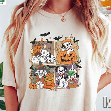 101 Dalmatians Halloween Comfort Colors Shirt Retro Disney Etsy