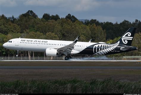 ZK NNF Air New Zealand Airbus A321 271NX Photo By Timmy Tam ID