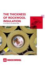 Thermo Akustische Isolierung TECHWRAP2 ROCKWOOL Steinwolle