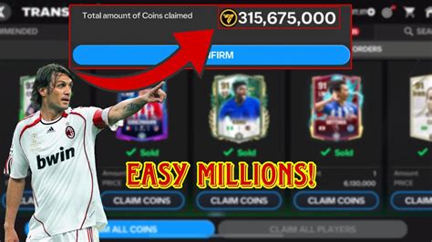 I MADE 300 MILLION COINS IN 5 MINUTES EASIEST WAY TO MAKE COINS IN FC