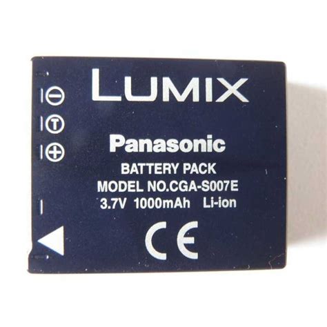 Batterie Panasonic Cga S E V Mah Li Ion