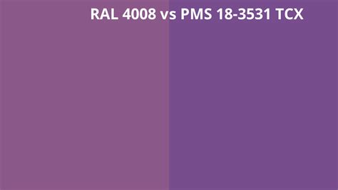 Ral Vs Pms Tcx Ral Colour Chart Uk