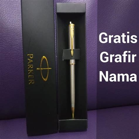 Jual Pulpen Parker Sonnet Slim Gratis Grafir Nama Bukan Montblanc