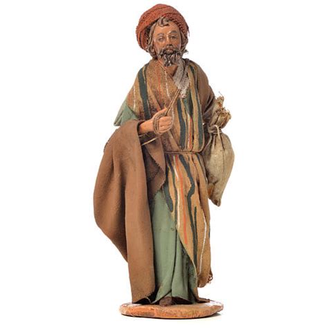 Shepherd With Sack 13cm Nativity By Angela Tripi Online Sales On