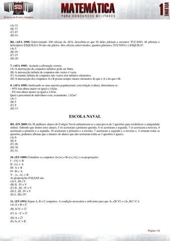 Ed Sei Matematica Para Concursos Militares Vol By Leonardo Fonseca