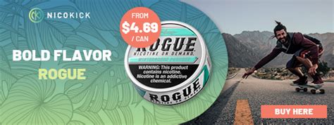 Rogue Nicotine Buy Rogue Nicotine Pouches Online Nicokick