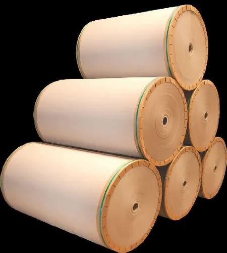 Wood Pulp Plain Carton Box Paper Roll For Packaging Gsm Gsm At