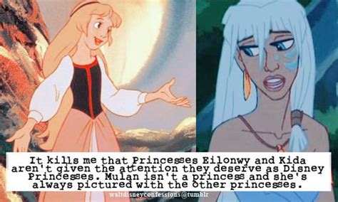 Quote Reads It Kills Me That Princesses Eilonwy And Kida Arent Given