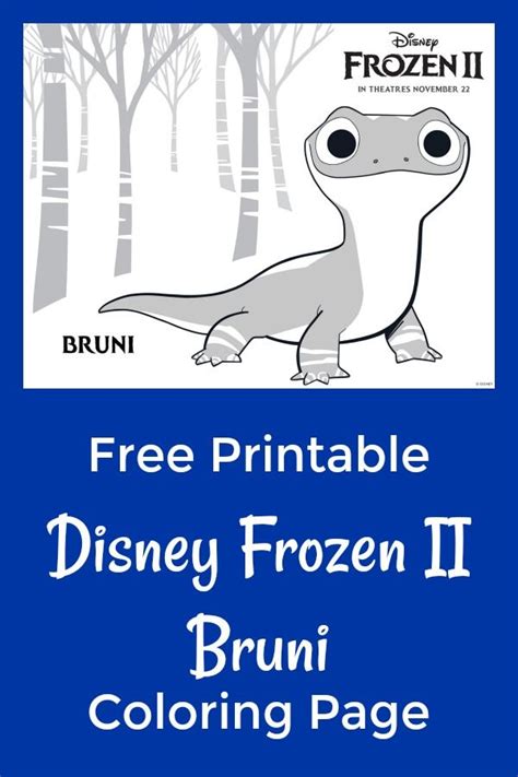 Frozen 2 Fire Lizard Coloring Page 265 Svg Design File