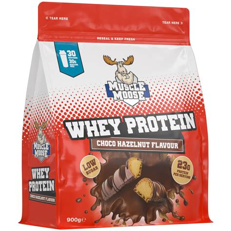 Muscle Moose Whey Protein Choco Hazelnut Protein Powder B M