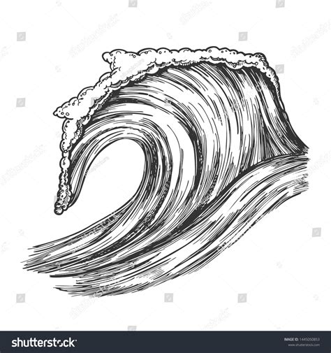 Sea Waves Clipart Black And White