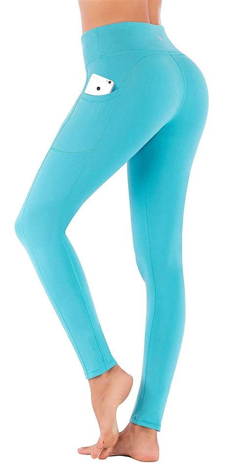 Iuga High Waist Yoga Pants With Pockets Best Workout Leggings With